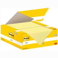 POST-IT BLOCS NOTAS 654 CANARY YELLOW 76X76 PACK 24 + 12 -36U-