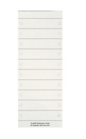 Blanko-Schildchen, für Stehsammler, Karton, 50 Stück, weiss