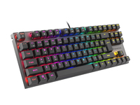 GENESIS THOR 303 TKL, Mechanical Gaming Keyboard, RGB LED light, US, Black, Wired, USB Type-A