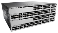 Cisco Catalyst WS-C3850-24P-E Netzwerk-Switch Managed Power over Ethernet (PoE) Schwarz, Grau