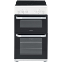 Hotpoint HD5V92KCW Freestanding cooker Electric Ceramic White A