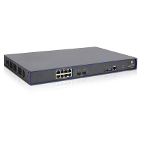 HPE 830 8-port PoE+ Unified Wired-WLAN Vezérelt L3 Gigabit Ethernet (10/100/1000) Ethernet-áramellátás (PoE) támogatása 1U Fekete