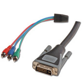 Digitus DB-229940 adaptador de cable de vídeo 1,8 m DVI-I RCA + DVI-I