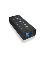 ICY BOX IB-AC618 USB 3.2 Gen 1 (3.1 Gen 1) Type-B 5000 Mbit/s Czarny