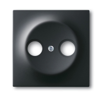 Busch-Jaeger 1753-0-0140 wall plate/switch cover Black