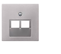 Merten 298060 veiligheidsplaatje voor stopcontacten Aluminium
