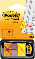 Post-It 680-31 lengüeta de índice Separador en blanco con pestaña Polipropileno (PP) Amarillo