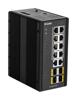 D-Link DIS‑300G‑14PSW Vezérelt L2 Gigabit Ethernet (10/100/1000) Ethernet-áramellátás (PoE) támogatása Fekete