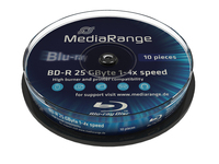 MediaRange MR499 disco blu-ray lectura/escritura (BD) BD-R 25 GB 10 pieza(s)