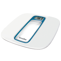 Terraillon 14119 báscula de baño Plaza Azul, Plata Báscula personal electrónica
