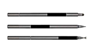 XtremeMac XWH-STY-83 stylus-pen Zwart, Zilver