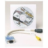 Matrox CAB-HD15-TVF câble vidéo et adaptateur 0,3 m VGA (D-Sub) 1x S-Video / 1x Composite Noir