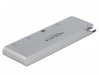 DeLOCK 64078 Notebook-Dockingstation & Portreplikator USB 3.2 Gen 1 (3.1 Gen 1) Type-C Grau