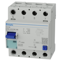 Doepke DFS 4 040-4/0,03-B SK MI wyłącznik instalacyjny Urządzenia prądu szczątkowego Typu B