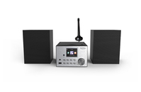 Xoro HMT 500 Pro Système micro audio domestique 20 W Noir, Gris