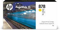 HP 878 1-liter Yellow PageWide XL Ink Cartridge