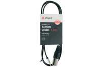 Chord Electronics 190.230UK audio cable 1.5 m 3.5mm XLR Black