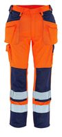 MASCOT 09131-860-141-90C50 Pantalons Marine, Orange
