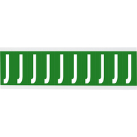 Brady CNL1G J etiket Rechthoek Verwijderbaar Groen, Wit 250 stuk(s)