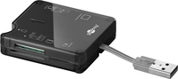 Goobay 95674 geheugenkaartlezer USB 2.0 Zwart