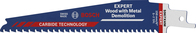 Bosch 2 608 900 397 lombfűrész, kanyarítófűrész és szablyafűrész lap Szablyafűrészlap Magas szén-acél (HCS) 10 db