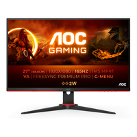 AOC 27G2SAE/BK monitor komputerowy 68,6 cm (27") 1920 x 1080 px Full HD LED Czarny, Czerwony