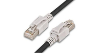 Wirewin S/FTP Cat.6a 3m Netzwerkkabel Schwarz Cat6a S/FTP (S-STP)