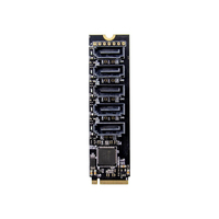 Microconnect MC-M.2-JMB585 interface cards/adapter Internal