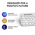 Logitech Pebble Keys 2 K380s keyboard RF Wireless + Bluetooth QWERTY US International White