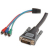 Digitus DB-229940 adaptador de cable de vídeo 1,8 m DVI-I RCA + DVI-I