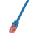 LogiLink 2m Cat.6 U/UTP câble de réseau Bleu Cat6 U/UTP (UTP)