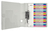 Esselte 1245-00-00 Separador numérico con pestaña Polipropileno (PP) Multicolor