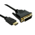 Cables Direct 77DVHD-3310 video cable adapter 10 m HDMI Type A (Standard) DVI-D Black