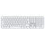 Apple Magic Tastatur USB + Bluetooth Arabisch Aluminium, Weiß