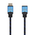 AISENS Cable HDMI V2.0 Prolongador Premium Alta Velocidad / HEC 4K@60Hz 18Gbps, A/M-A/H, Negro/Azul, 2.0m