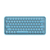 Rapoo Ralemo Pre 5 Tastatur Universal USB + RF Wireless + Bluetooth QWERTY Deutsch Blau