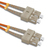 Qoltec 54010 cavo a fibre ottiche 1 m SC OM2 Arancione