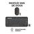 Logitech Pebble 2 Combo for Mac toetsenbord Inclusief muis RF-draadloos + Bluetooth AZERTY Frans Grafiet