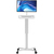 CTA Digital QPAD-HRSWV multimedia cart/stand White Flat panel Multimedia stand
