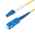 StarTech.com Cavo in fibra ottica simplex monomodale OS2 da LC a SC (UPC) da 2m, 9/125µm, 40G/100G, Insensibile alla piegatura, Bassa perdita di inserzione, Cavo patch in fibra ...