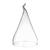 Glas-Cloche, D:30cm, H:48-51cm Borosilikatglas, klar, mundgeblasen, von Hand