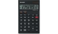 SHARP Calculatrice de bureau EL-125 TWH, solaire/pile (5216018)