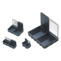 WETEC SMD-Klappbox, ESD, 37 x12 x 15 mm, mittel, transparent