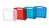 Mini Promotion-Koffer / Präsentationskoffer / Musterkoffer aus Kunststoff | rot