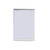 Relaxdays Flipchart Papier, Moderationspapier Rolle, Block à 50 Blatt, 60 g/m², 6-fache Lochung, 57,5 x 81 cm, weiß
