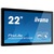 iiyama touch monitor, 21,5", 1920x1080, 16:9, 300cd, 8ms, 1000:1,VGA/HDMI/DP, Open frame, TF2234MC