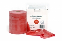 Thera-Band Therapieband ca. 45,5m Rolle Medium rot