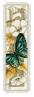 Counted Cross Stitch Kit: Bookmark: Butterfly 1