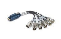 786979-01 | Mini-HDMI-Breakout-Kabel auf 6 BNC für CLK IN, CLK OUT & PFI 0-3, 15 cm