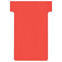 Nobo T-Cards A50 Size 2 Red (Pack 100) 32938906